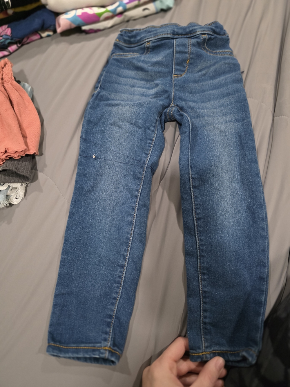 Girls' Blue Stretch Denim Jeans